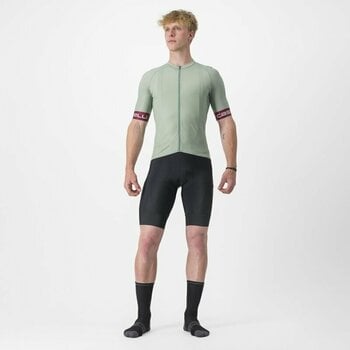 Cycling jersey Castelli Entrata Vi Jersey Defender Green/Bordeaux-Silver Gray L - 5