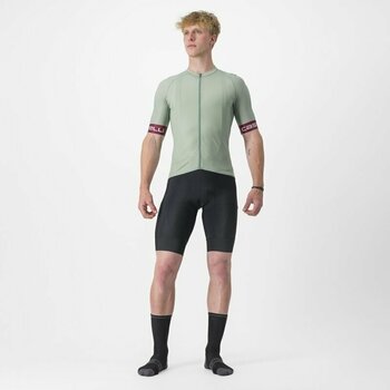 Cycling jersey Castelli Entrata Vi Jersey Defender Green/Bordeaux-Silver Gray 2XL - 5