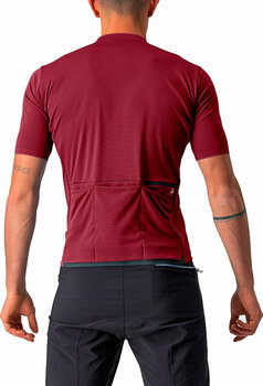 Cyklodres/ tričko Castelli Unlimited Allroad Jersey Dres Bordeaux S - 2