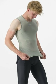 Pyöräilypaita Castelli Pro Mesh 2.0 Sleeveless Hihaton paita-Toiminnallinen alusvaatteet Defender Green M - 2