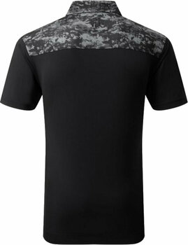 Polo Footjoy Cloud Camo Trim Mens Polo Shirt Black XL - 2