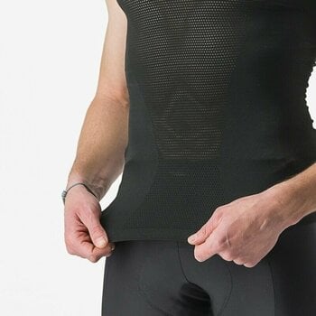 Odzież kolarska / koszulka Castelli Core Seamless Base Layer Bezrękawnik Black S/M - 5