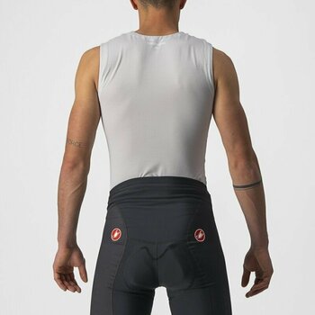 Mez kerékpározáshoz Castelli Active Cooling Sleeveless Funkcionális fehérnemű-Trikó Silver Gray S - 3