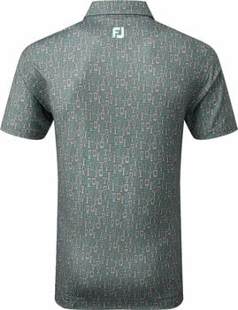 Camiseta polo Footjoy Glass Print Mens Polo Shirt Lava XL - 2