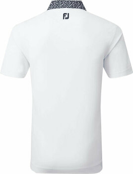 Camiseta polo Footjoy Tossed Tulip Trim Mens Polo Shirt True Blue/Navy/White M Camiseta polo - 2