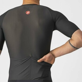 Cykeltröja Castelli Btw Speed Suit Jersey-Shorts Black M - 5