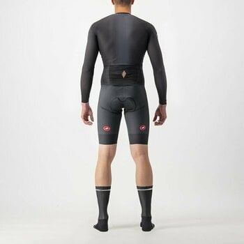 Cycling jersey Castelli Body Paint 4.X Speed Suit Jersey-Shorts Black M - 2