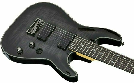 7-string Electric Guitar Schecter Damien Elite-7 Trans Black Burst - 6