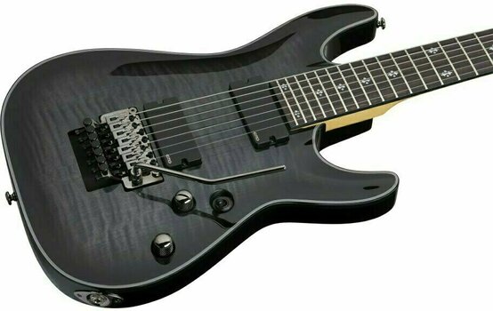 Schecter Damien Elite-7 FR Trans Black Burst - Muziker