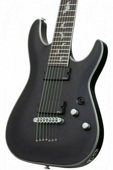 Guitare électrique Schecter Damien Platinum-7 Satin Black - 2
