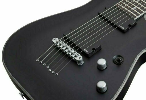 7-string Electric Guitar Schecter Damien Platinum-7 Satin Black - 3
