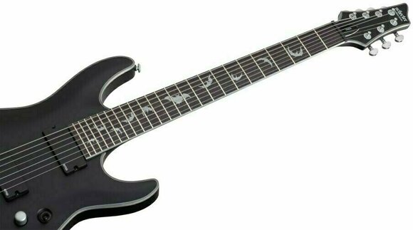 7-string Electric Guitar Schecter Damien Platinum-7 Satin Black - 5