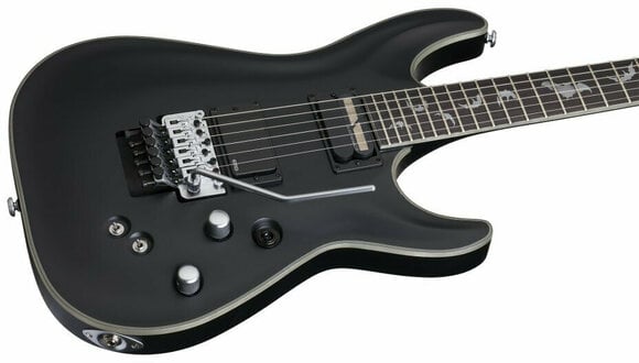 Elektrische gitaar Schecter Damien Platinum-6 FR S Satin Black - 3