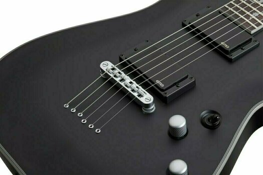 Electric guitar Schecter Damien Platinum-6 Satin Black - 4
