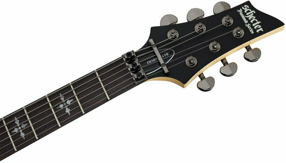Electric guitar Schecter Demon-6 FR Aged Black Satin - 5