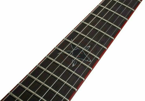Signature Electric Guitar Schecter Gary Holt V-1 FR Gloss Black w/Gary Holt Blood Spatter - 4