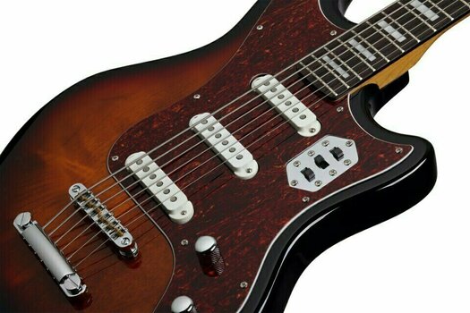 Električna gitara Schecter Hellcat-VI 3-Tone Sunburst - 5