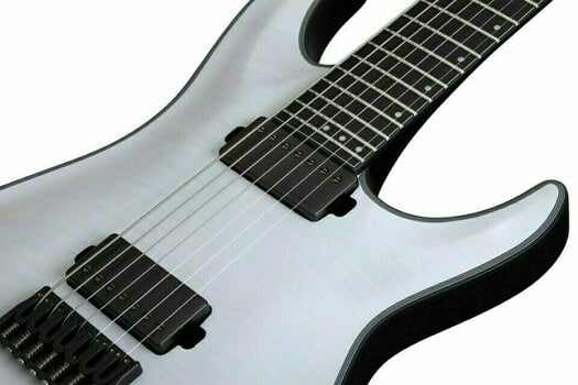 7-string Electric Guitar Schecter Keith Merrow KM-7 White Satin - 5
