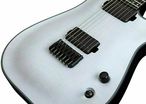 7-string Electric Guitar Schecter Keith Merrow KM-7 White Satin - 7