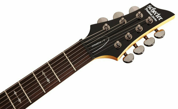 7-string Electric Guitar Schecter Omen 7 Gloss Black - 5