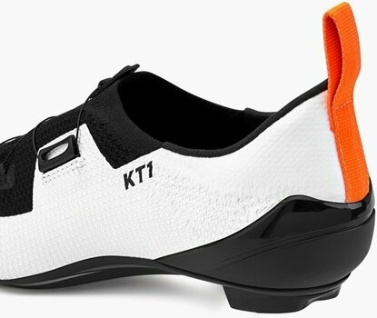 Men's Cycling Shoes DMT KT1 Triathlon White Men's Cycling Shoes - 6