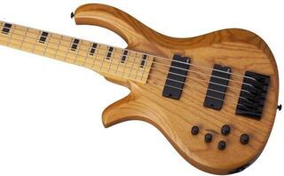 5-strunná baskytara Schecter Riot-5 Session LH Aged Natural Satin 5-strunná baskytara - 1