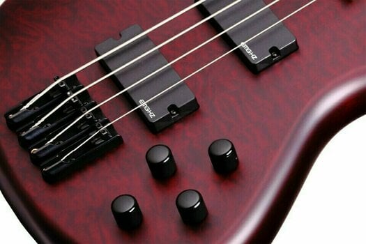 4-string Bassguitar Schecter Stiletto Custom-4 Vampyre Red Satin - 3