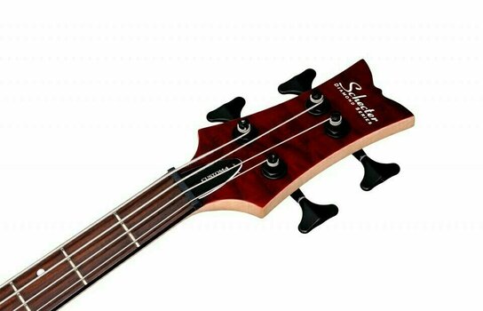 Elektrická basgitara Schecter Stiletto Custom-4 Vampyre Red Satin - 7