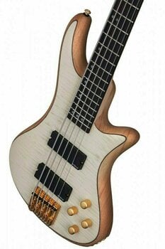 5-saitiger E-Bass, 5-Saiter E-Bass Schecter Stiletto Custom-5 Natural Satin - 2
