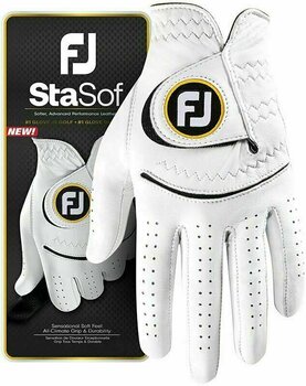 Handschuhe Footjoy StaSof Mens Golf Glove Regular LH White M 2023 - 2