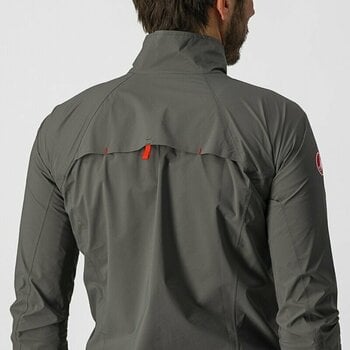Kerékpár kabát, mellény Castelli Emergency 2 Rain Jacket Military Green XL Kabát - 5