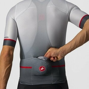 Cykeljakke, vest Castelli Aria Vest Silver Gray L - 6