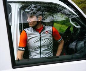 Cycling Jacket, Vest Castelli Aria Silver Gray - 6