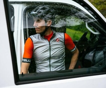 Cycling Jacket, Vest Castelli Aria Vest Silver Gray L Vest - 7