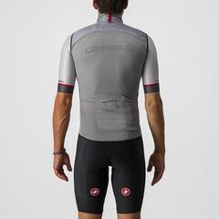 Biciklistička jakna, prsluk Castelli Aria Silver Gray - 1
