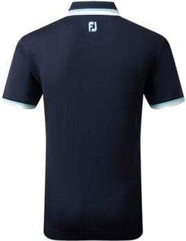Camiseta polo Footjoy Solid Polo With Trim Mens Navy XL - 2