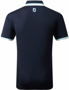 Poloshirt Footjoy Solid Polo With Trim Mens Navy 2XL - 2