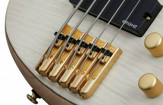 5-string Bassguitar Schecter Stiletto Custom-5 Natural Satin - 6
