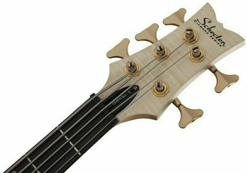 5-string Bassguitar Schecter Stiletto Custom-5 Natural Satin - 8