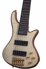 6-snarige basgitaar Schecter Stiletto Custom-6 Natural Satin 6-snarige basgitaar - 1