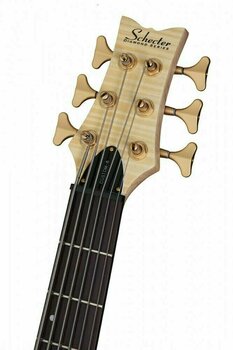 6-saitiger E-Bass, 6-Saiter E-Bass Schecter Stiletto Custom-6 Natural Satin - 5