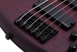 6-snarige basgitaar Schecter Stiletto Custom-6 Vampyre Red Satin 6-snarige basgitaar - 4
