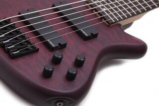 6-snarige basgitaar Schecter Stiletto Custom-6 Vampyre Red Satin 6-snarige basgitaar - 6