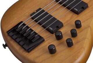 5-strunná baskytara Schecter Stiletto-5 Session Aged Natural Satin 5-strunná baskytara - 2