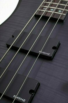 E-Bass Schecter Stiletto Studio-4 See Thru Black Satin - 6