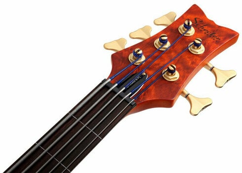 5-saitiger E-Bass, 5-Saiter E-Bass Schecter Stiletto Studio-5 FL Honey Satin - 6