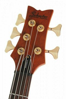 5-string Bassguitar Schecter Stiletto Studio-5 Honey Satin - 8