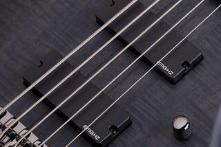 Baixo de 5 cordas Schecter Stiletto Studio-5 See Thru Black Satin Baixo de 5 cordas - 5