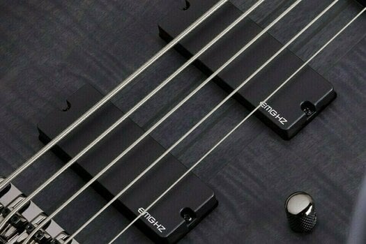 5-string Bassguitar Schecter Stiletto Studio-5 See Thru Black Satin - 6
