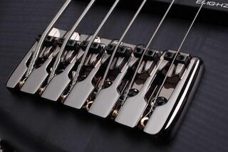 6-snarige basgitaar Schecter Stiletto Studio-6 See Thru Black Satin 6-snarige basgitaar - 2